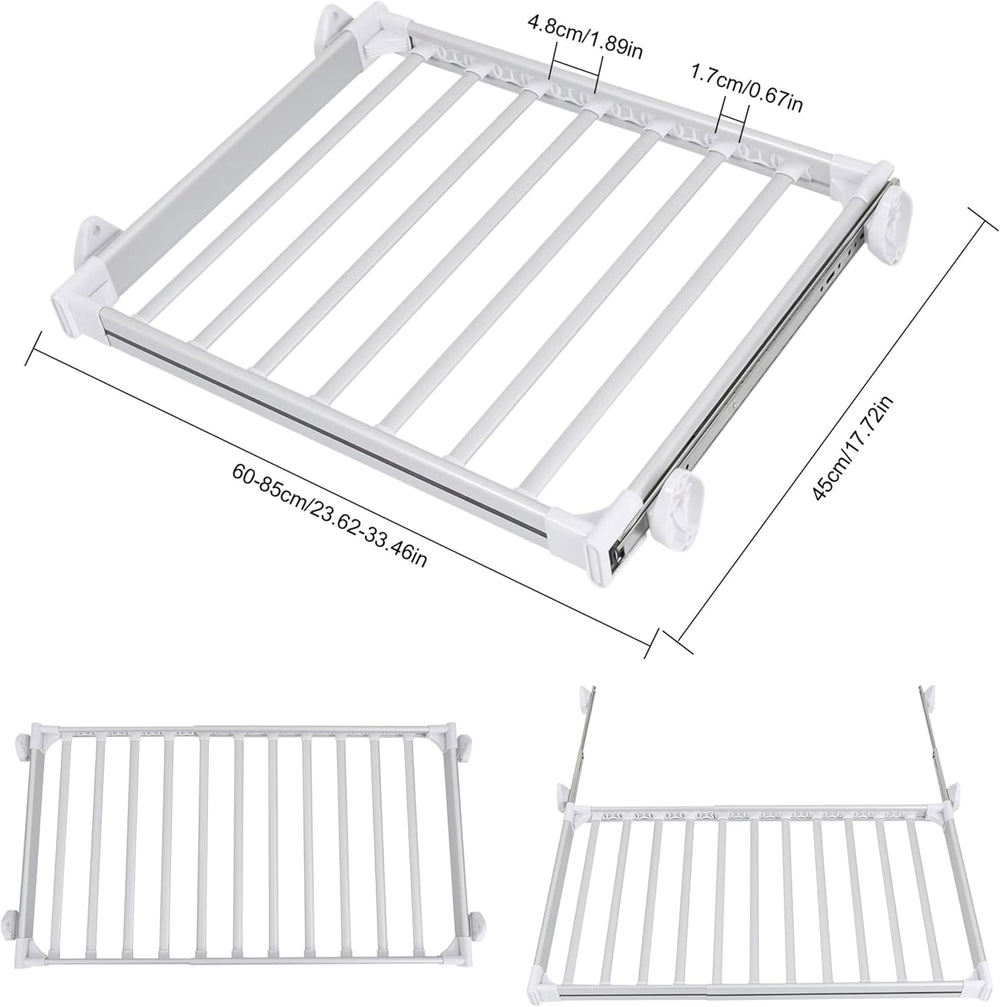11 Arms Slide Out Pants Rack Closet Pants Hanger Bar Pull Out Trousers Rack T...