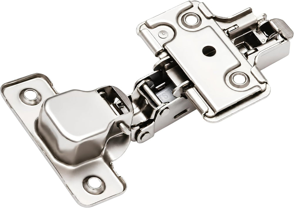 Berta, 50-Pack Full Overlay 110° Soft-Close Frameless Cabinet Hinges