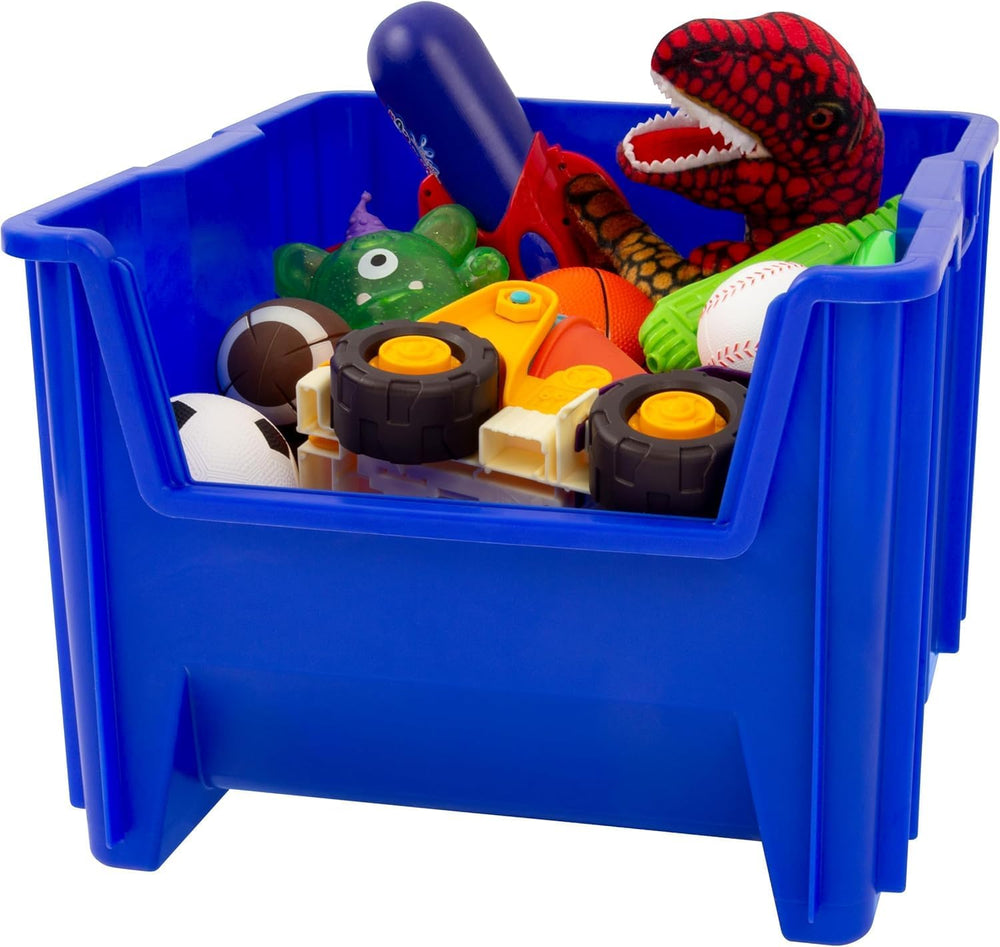 Akro-Mils Stak-N-Store Stackable Storage Bins, 17.5"x16.5"x12.5&quo...