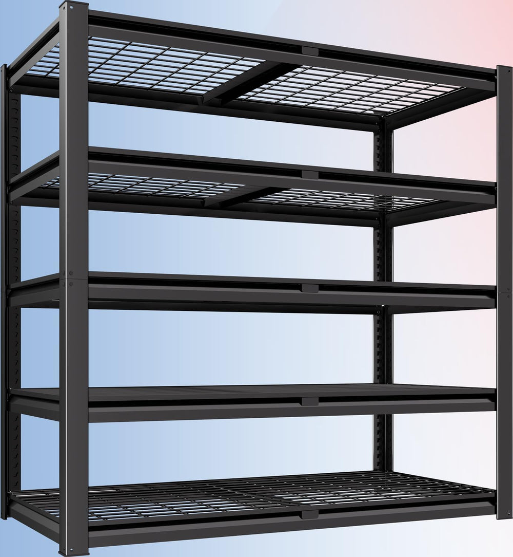 PrimeZone 48" W X 24" D X 72" H 5 Tier Heavy Duty Garage Shelv...