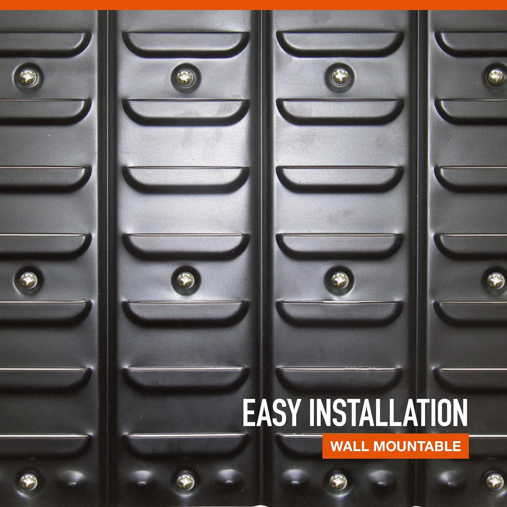 Ironton Metal Louvered Panel System with 24 Bins, 80-Lb. Capacity