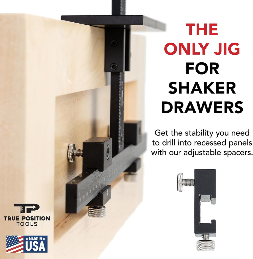 The Original Cabinet Hardware Jig - Made in USA - Most Accurate Tool for Knob...