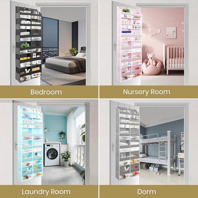 HOMELUX THEORY Heavy Duty Over the Door Organizer