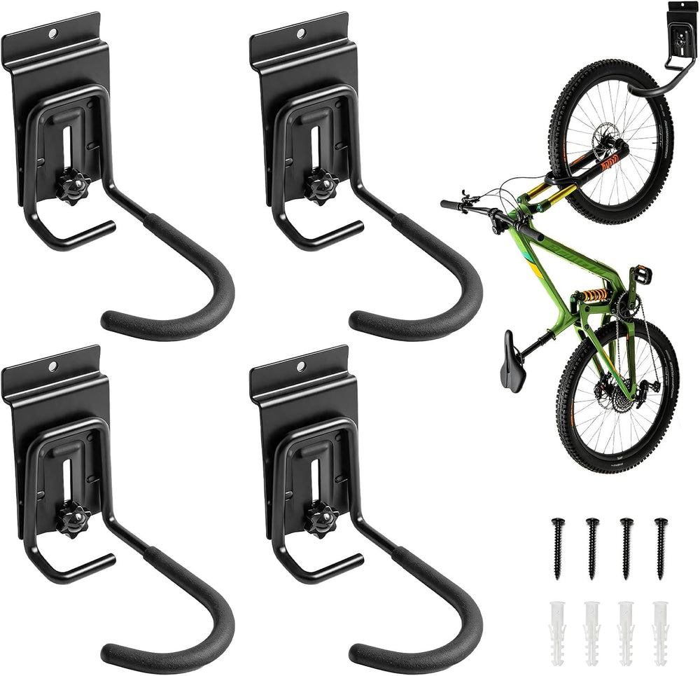 Locking Bike Storage Hooks Compatible with Gladiator GearTrack & GearWall...