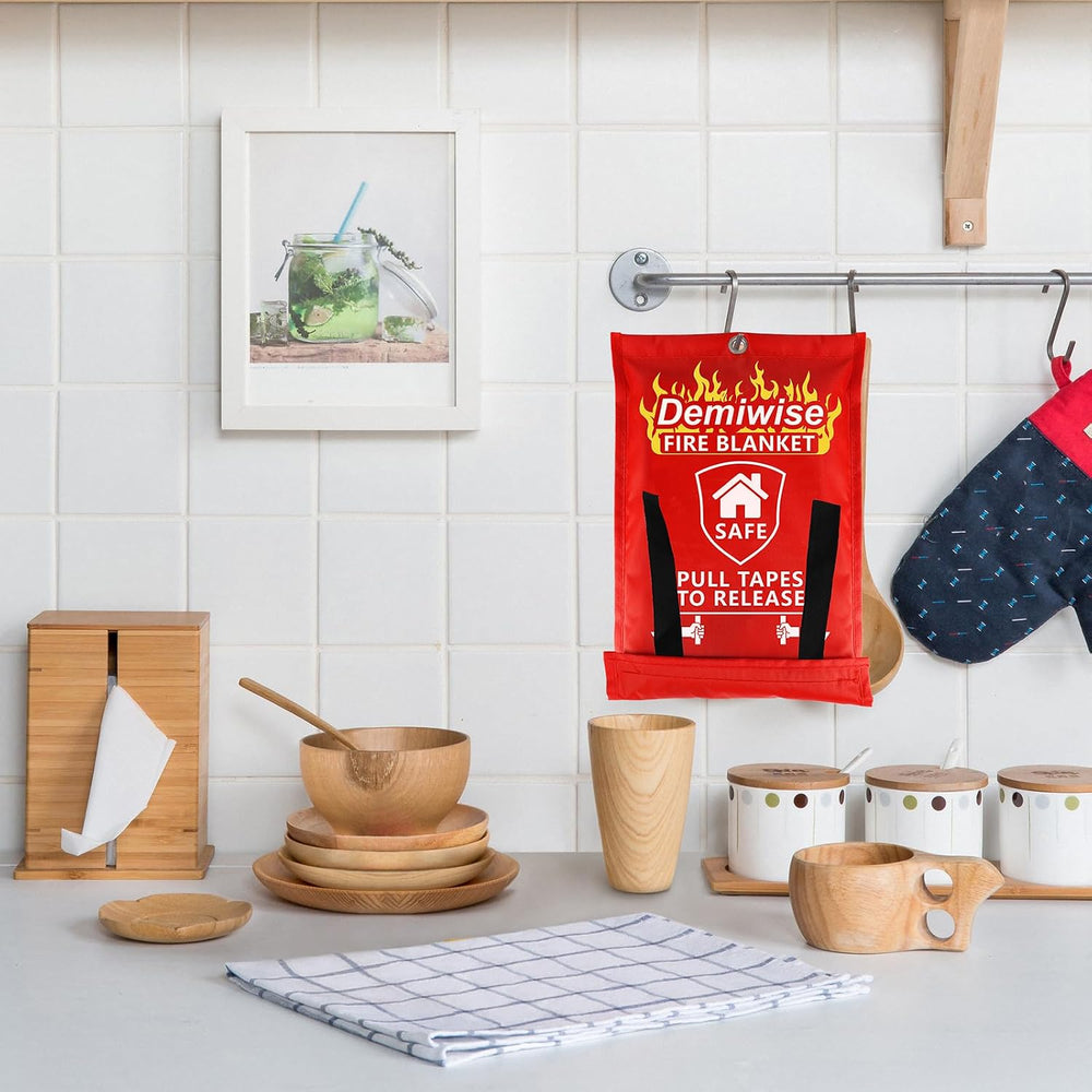 Emergency Fire Blankets for Home and Kitchen,4-Pack 40"x40"