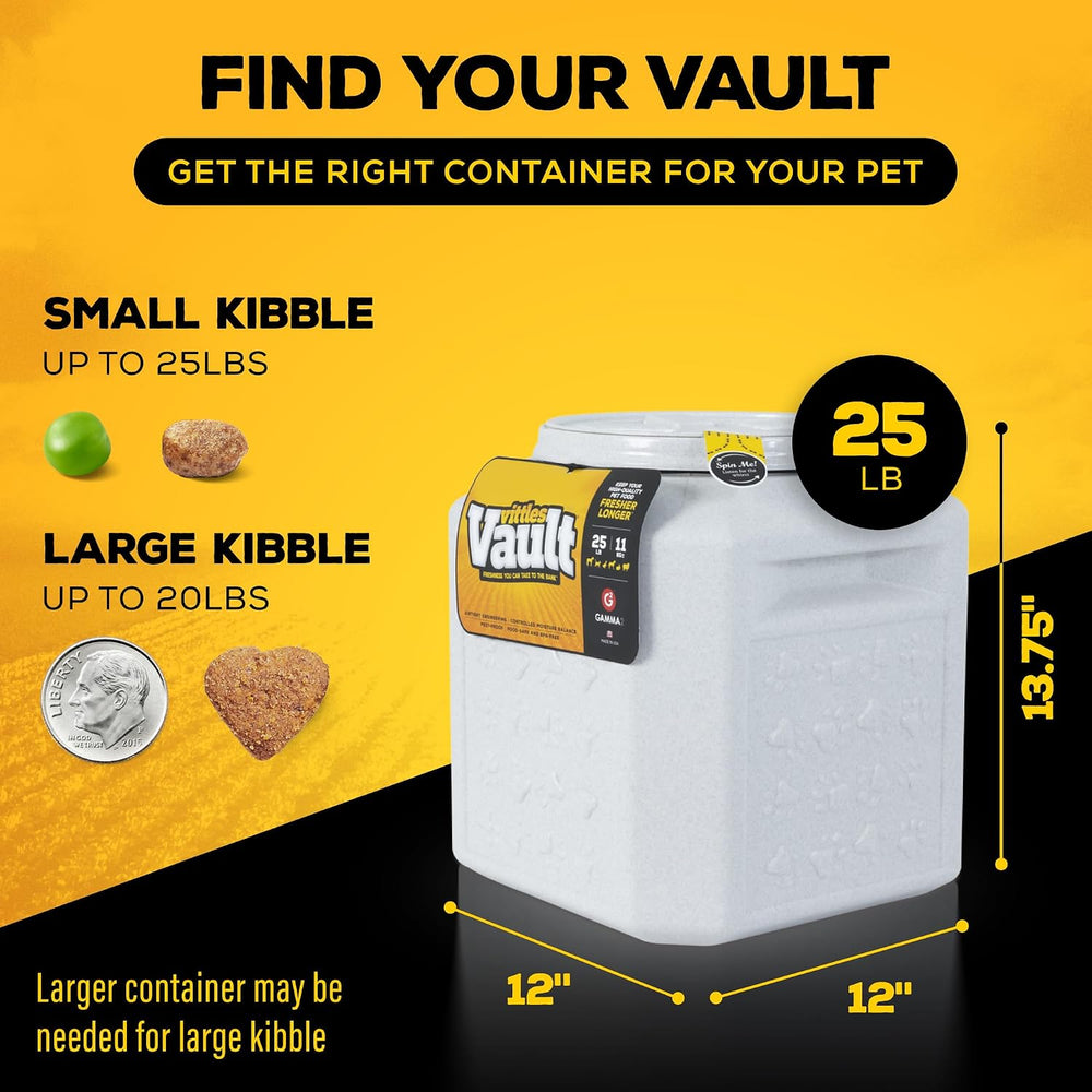 Vittles Vault Vittles Vault Pawprint Food Storage Container + Scoop, 25lbs
