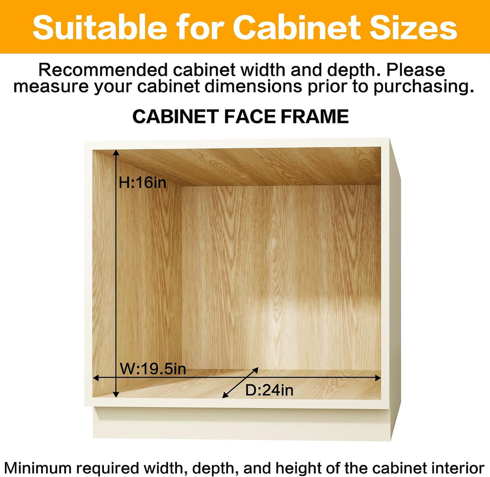 2-Tier Kitchen Cabinet Pull Out Shelf and Drawer Organizer Slide Out Pantry S...