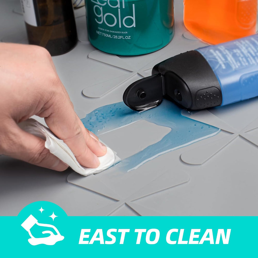 Waterproof Under Sink Mat 34"x22", Kitchen Cabinet Protector Liner