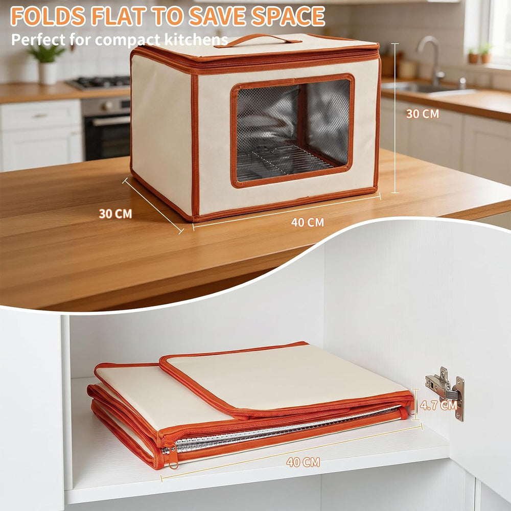 Folding Bread Proofing Box with Digital Temp Controller & 99H Timer and M...