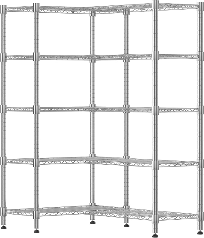 Himimi Storage Shelves-5 Tier Heavy Duty Wire Shelving Unit