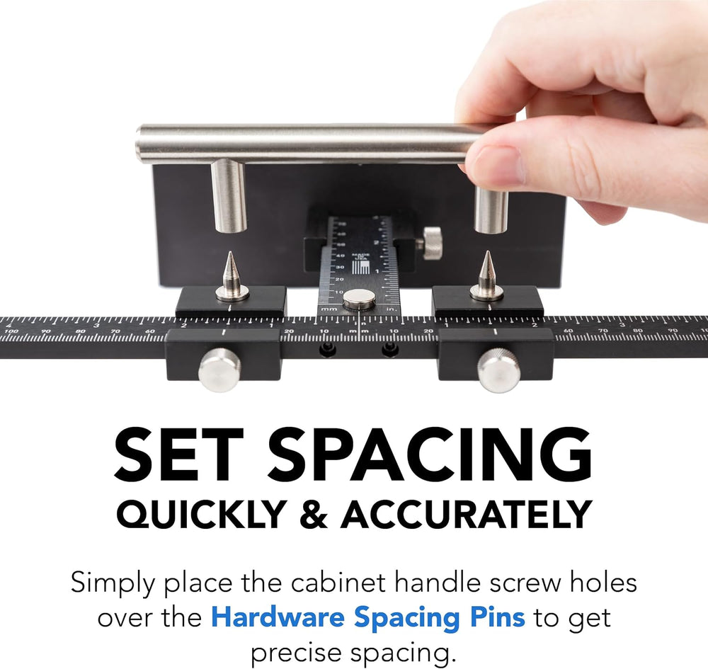 The Original Cabinet Hardware Jig - Made in USA - Most Accurate Tool for Knob...