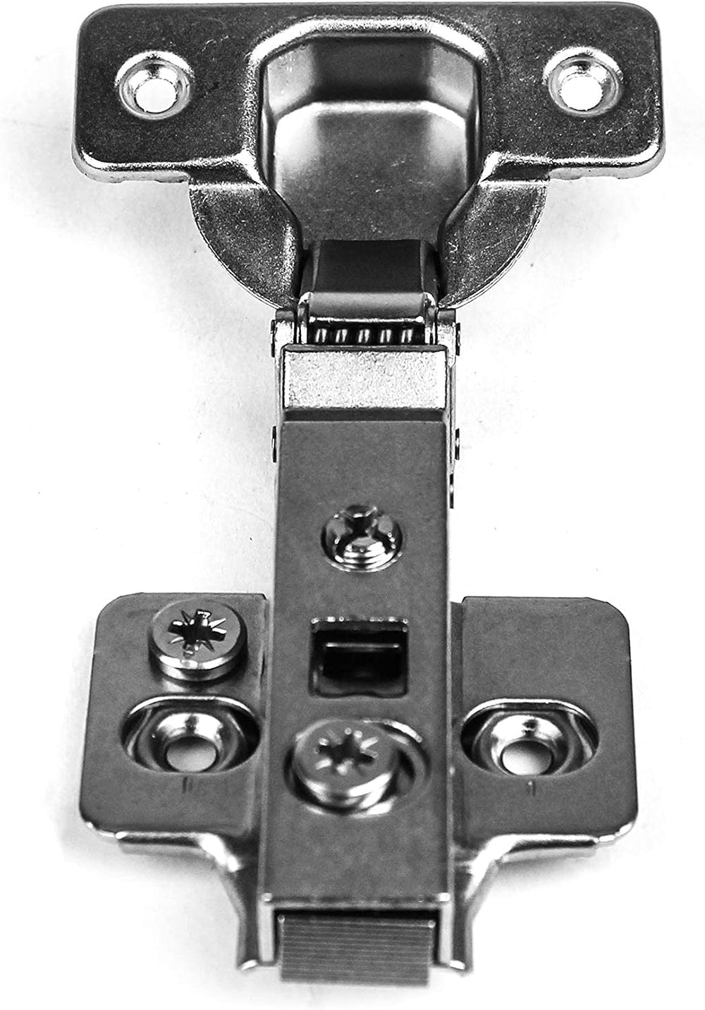 Berta 10-Pack Frameless Soft-Close Cabinet Hinges, 3D Adjustable Clip-On with...