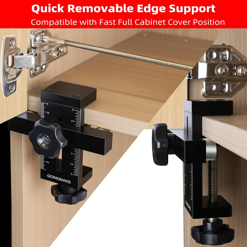 GOINGMAKE Cabinet Door Mounting Jig,Cabinet Door Installation Positioner