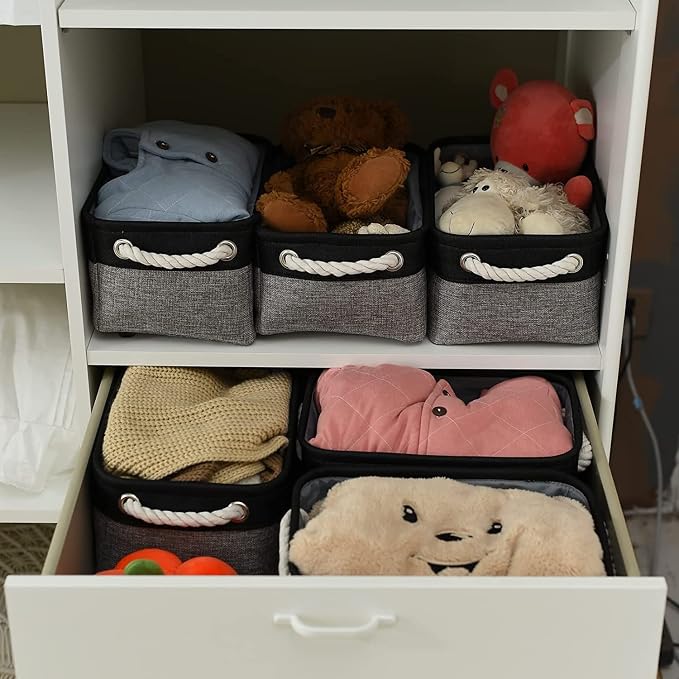 TheWarmHome Storage Basket for Organizing (6 Pack)