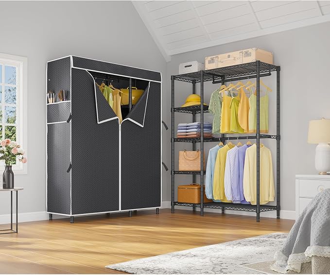 VIPEK V7C Garment Racks with Cover Portable Closets