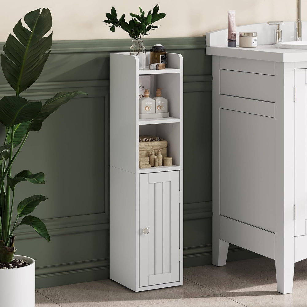 ChooChoo Small Bathroom Storage Cabinet with Adjustable Shelf