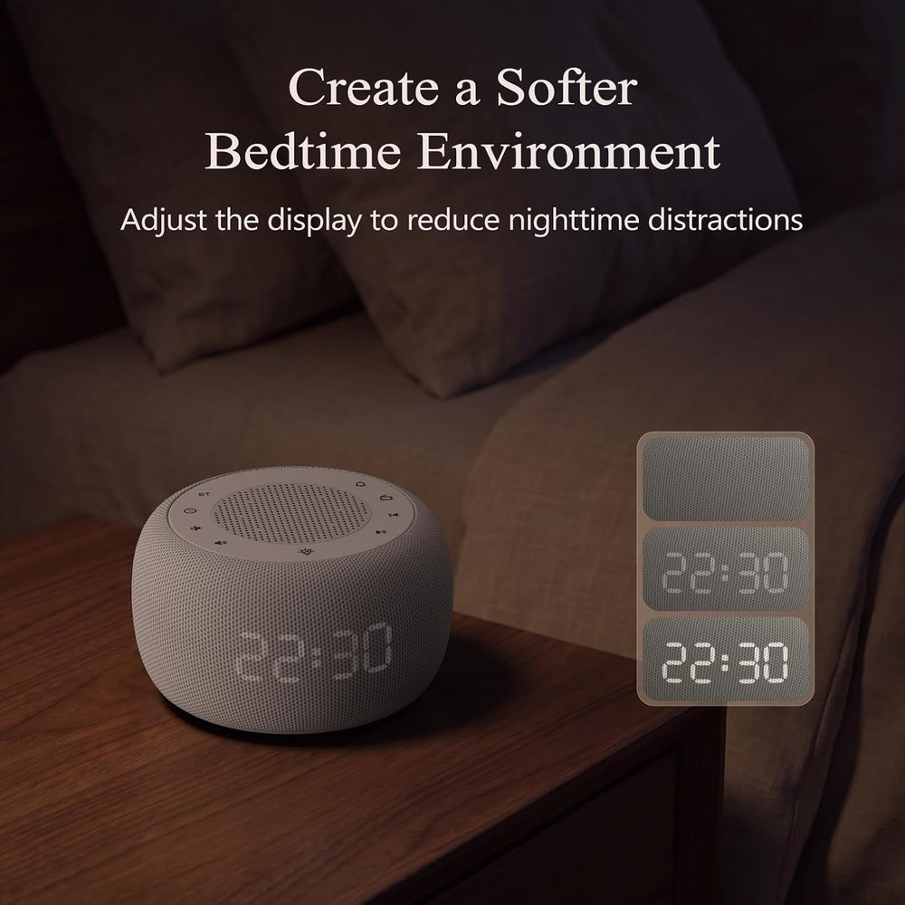 BUFFBEE Alarm Clock Radio with Rechargeable Battery & Bluetooth Speaker