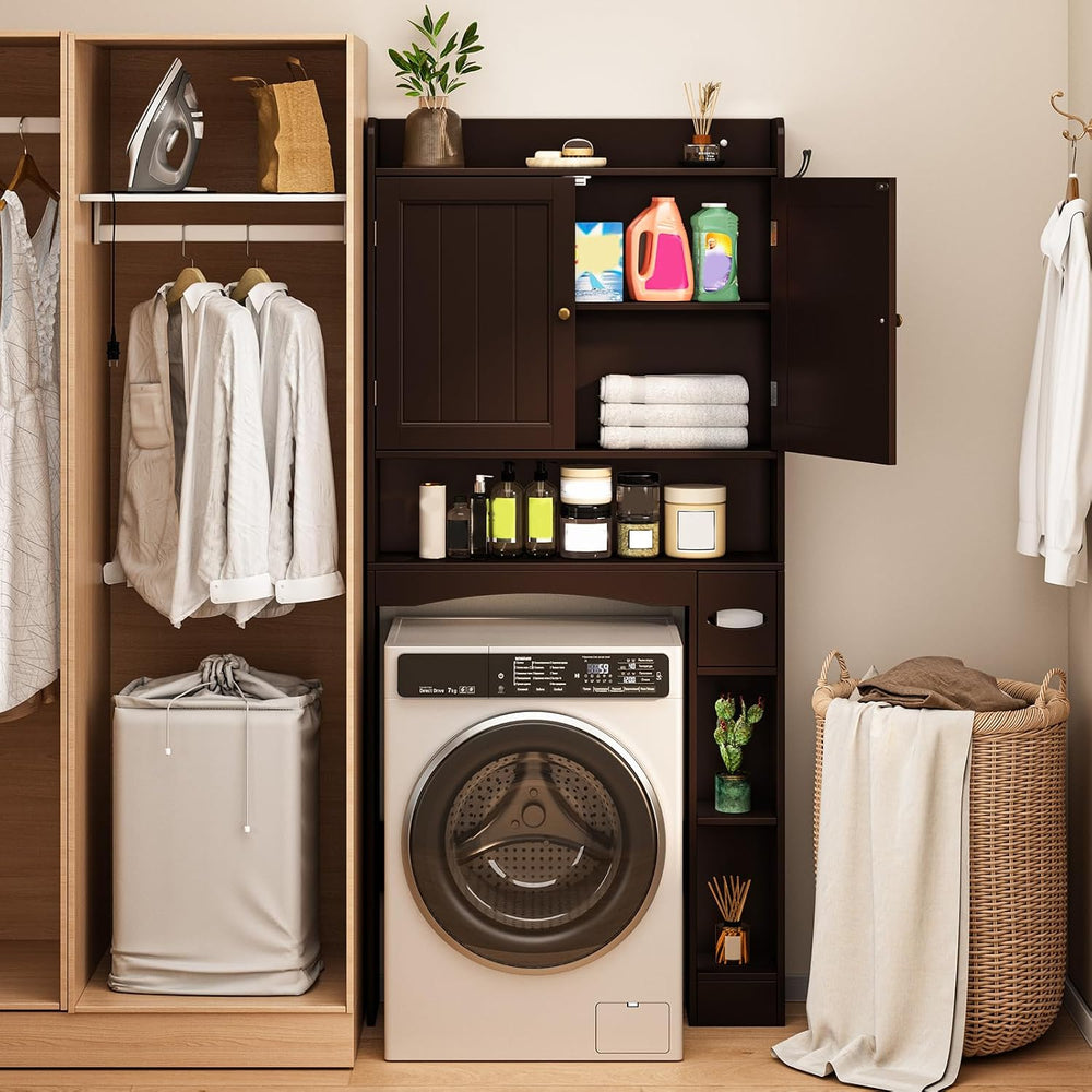 Over The Toilet Storage Cabinet, 32.3" W, Espresso