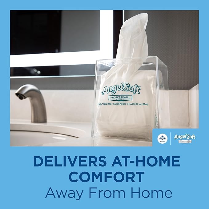 Georgia-Pacific Angel Soft Professional Series Polyflex 2-Ply Facial Tissue