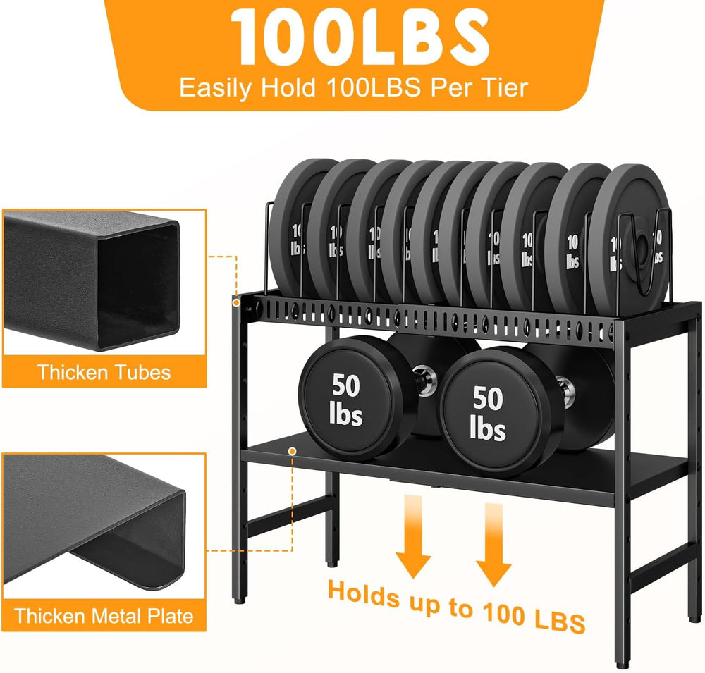 2-Tier Pots and Pans Organizer Under Cabinet,Expandable Pots Lid Organizers I...