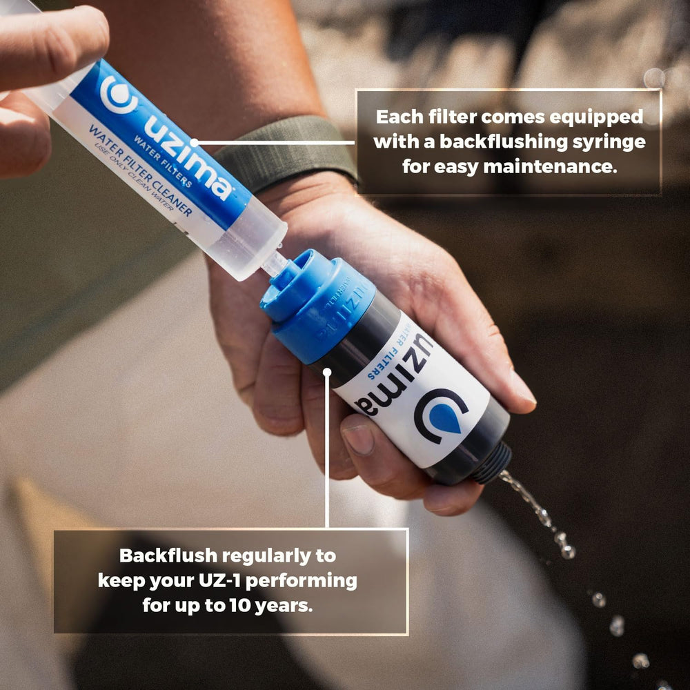 Uzima UZ-1 Water Filter Cartridge Replacement | Gravity Water Filter for UZ-2...
