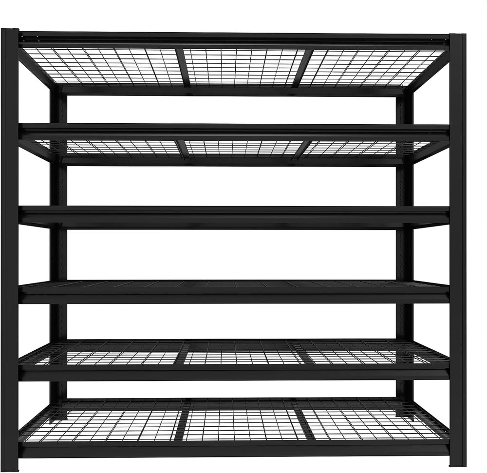 Garage Shelving, Heavy Duty Storage Shelves Metal Shelf Unit Adjustable Indus...