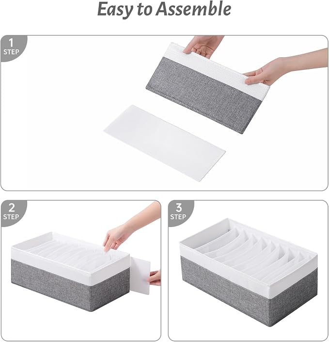 4 Packs T-shirt Drawer Organizers