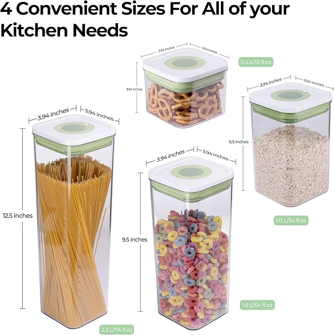 linoroso Pop Airtight Food Storage Containers (Set of 7)