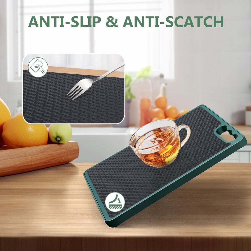 Shelf Liners, Non-Adhesive Drawer Liner, Waterproof & Oil-Proof Kitchen C...