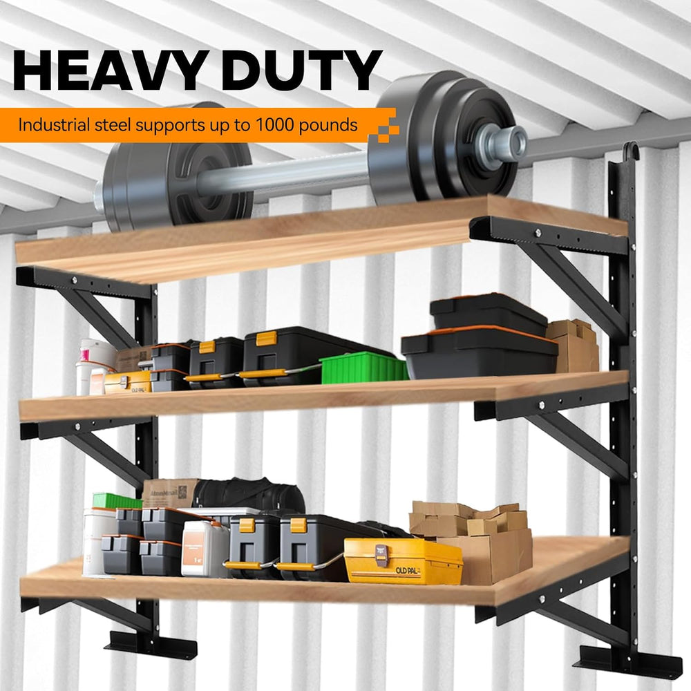 2 PCS Shipping Container Shelf Rack, 46.5"x21.5"