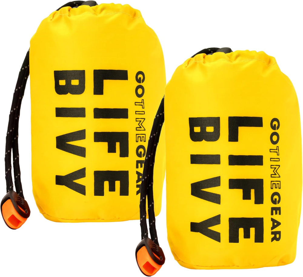 Go Time Gear Life Bivy Emergency Survival Sleeping Bag Thermal Bivy - Use as ...