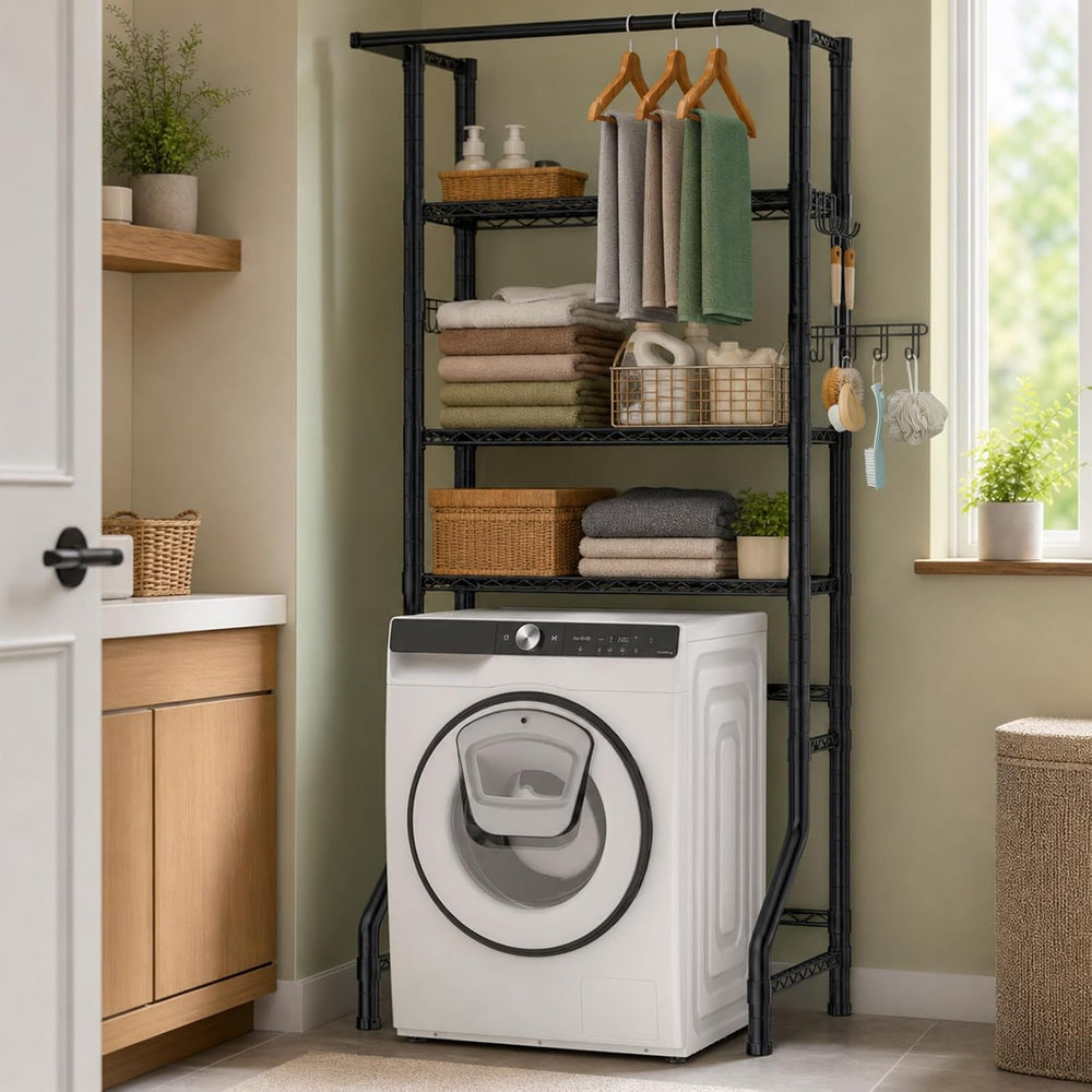 Laundry Room Organizer Over the Washer and Dryer Storage Shelves