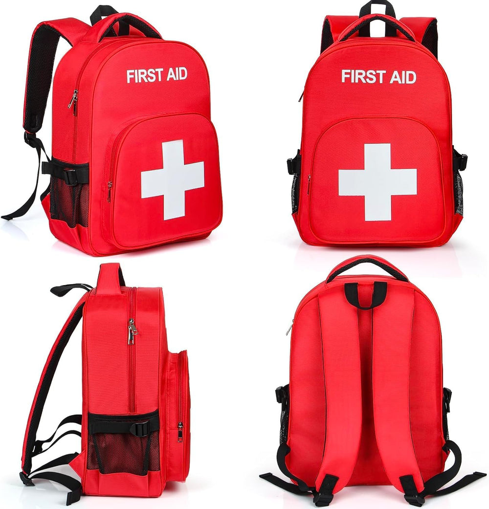 Empty First Aid Backpack, Emergency Medical Backpack with Multi-Pocket, Water...