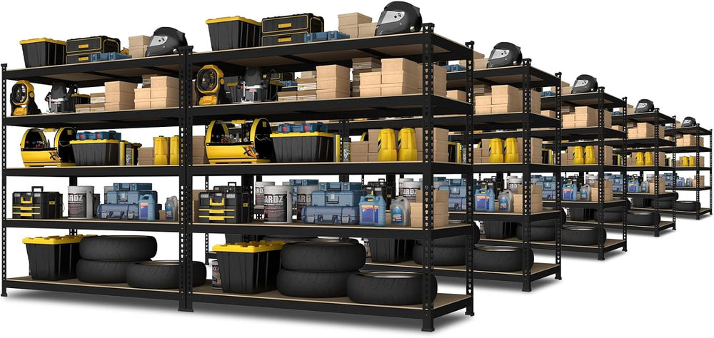 PrimeZone 48" x 24" x 72" Heavy Duty Storage Shelves, 5 Tier A...