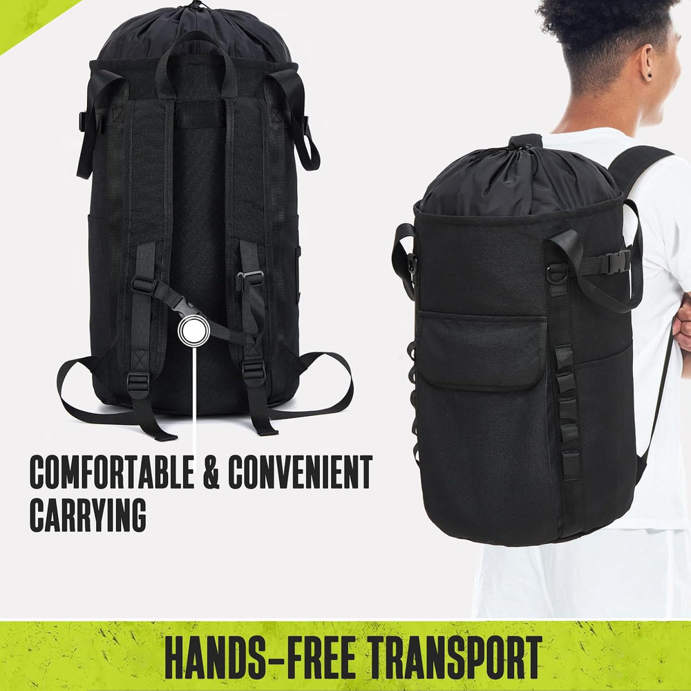 Arborist Rope Bag, 35L Tree Climbing Rope Bag, Arborist Equipment Bucket Back...