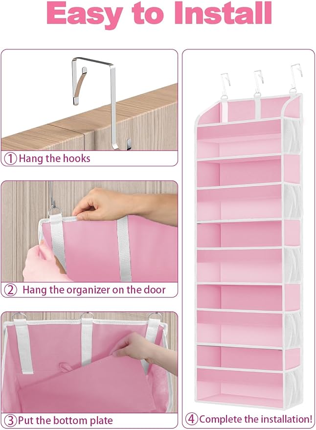 2 Pack Over The Door Storage Organizer