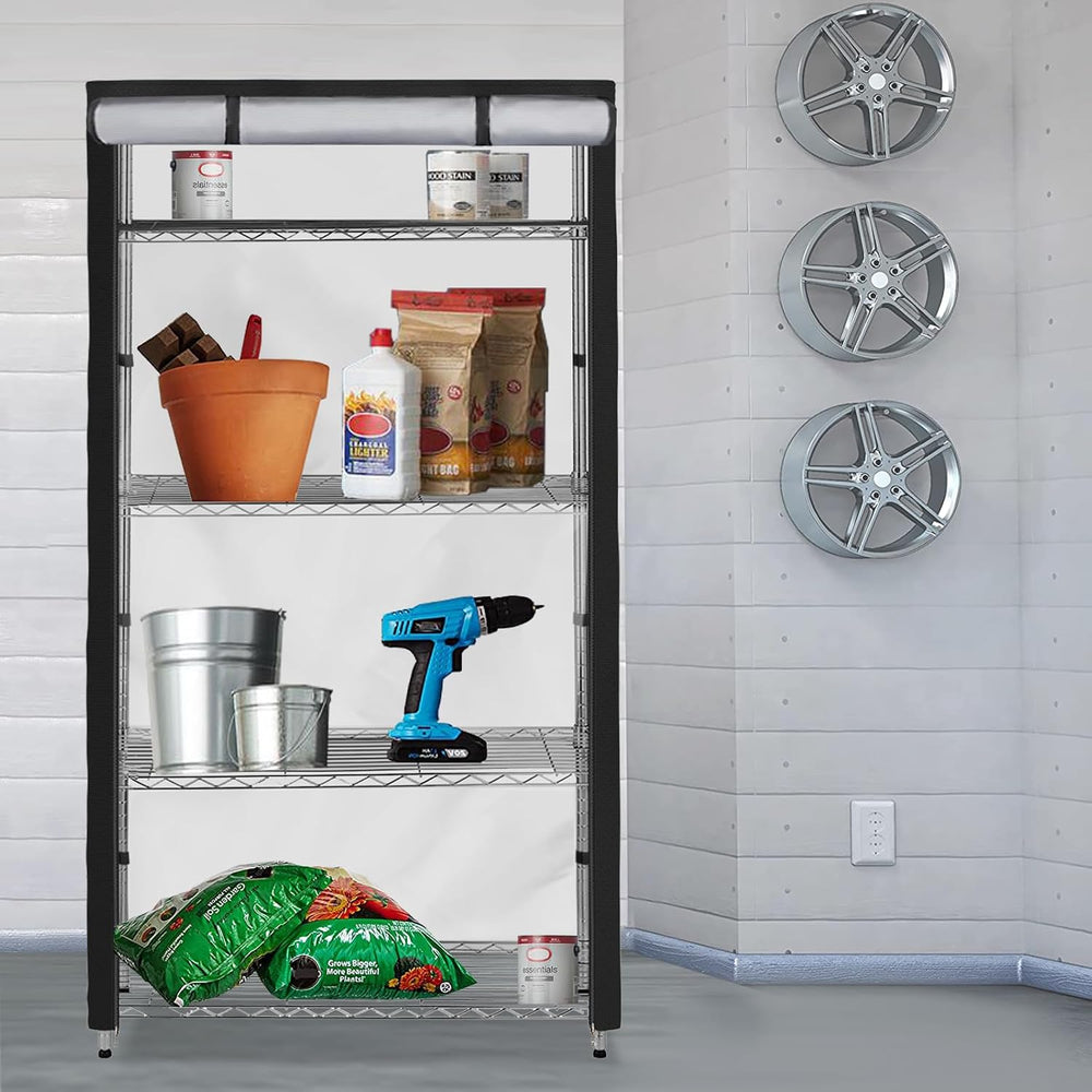 Storage Shelf Cover,Outdoor Heavy Duty 600D 48''W x 20''D x 5...