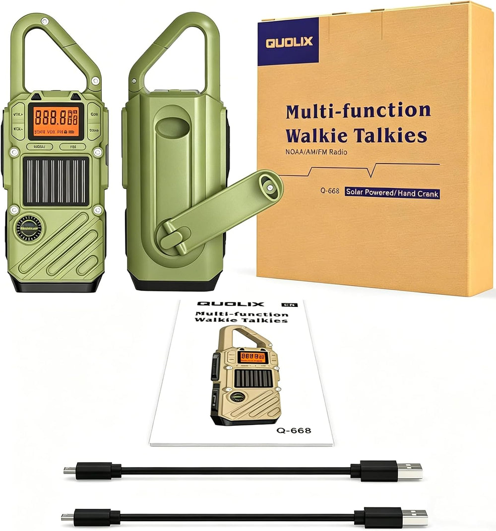 Walkie Talkies Long Range for Adults, Emergency Heavy Duty 2 Way Radio with F...