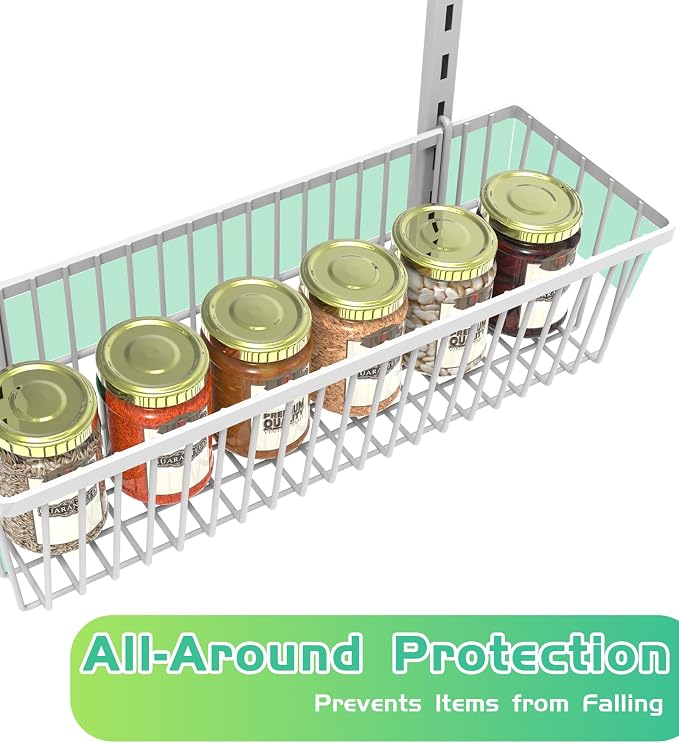 White 9-Tier Over The Door Pantry Organizer, Pantry Organization and Storage