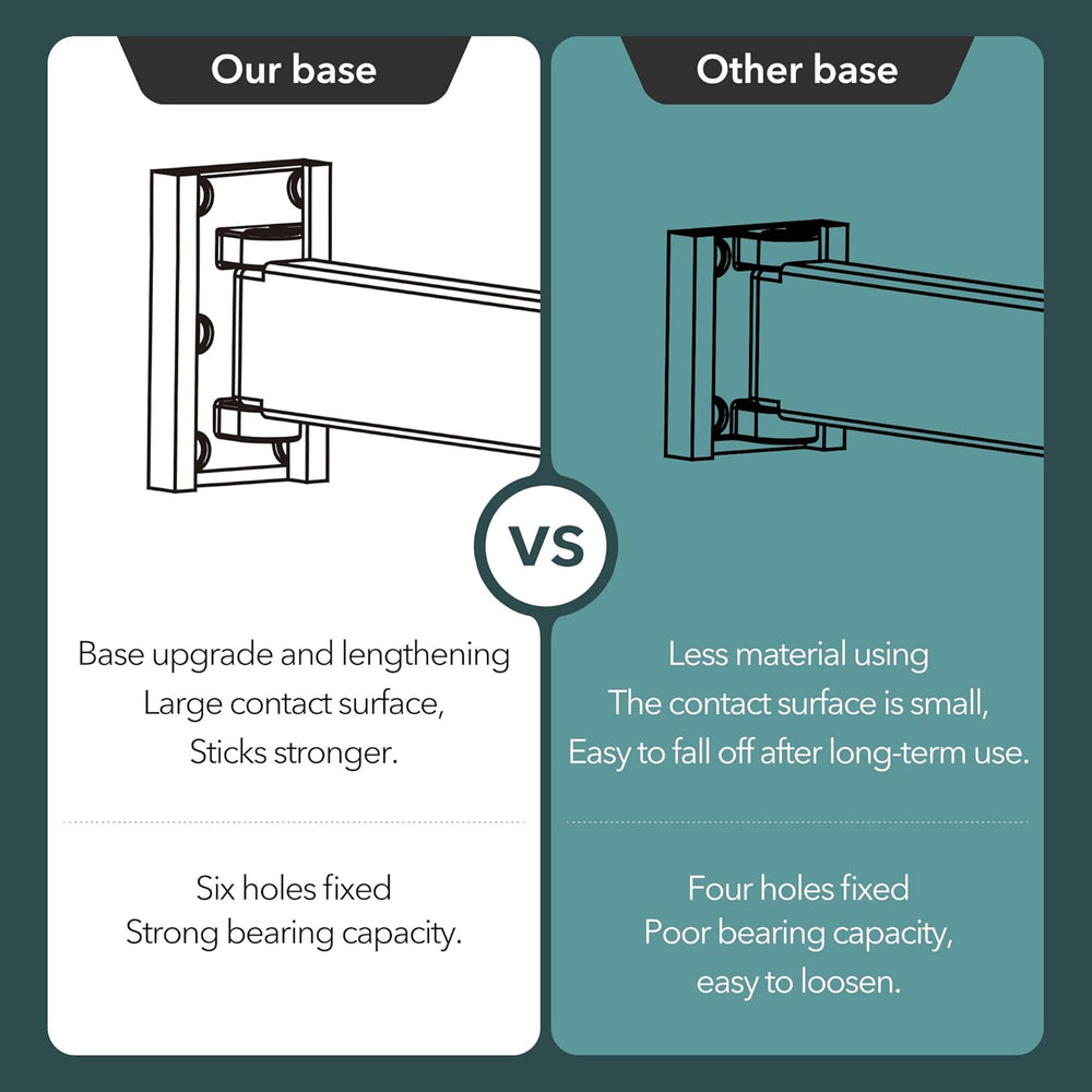 Wall Mounted Drying Rack, Foldable Clothes Drying Rack for Laundry Room