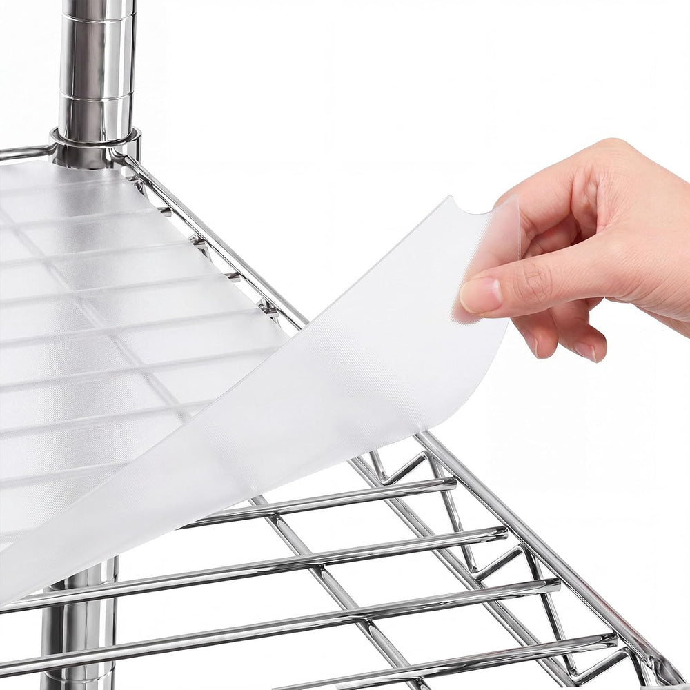 Sliner 12 Pack 18 x 48 Inch Plastic Shelf Liners for Wire Shelving