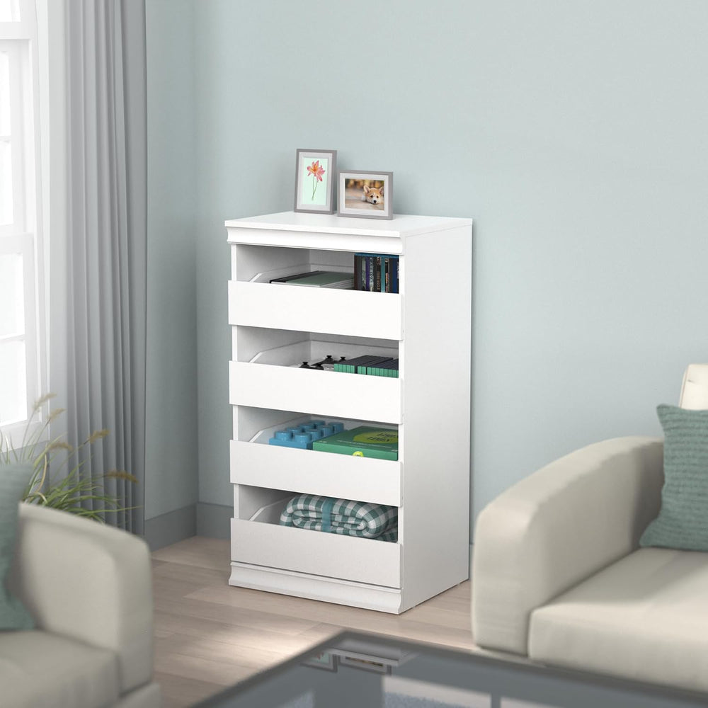 ClosetMaid Modular Storage Unit with 4 Drawers, Wood Closet Organizer, Stacki...