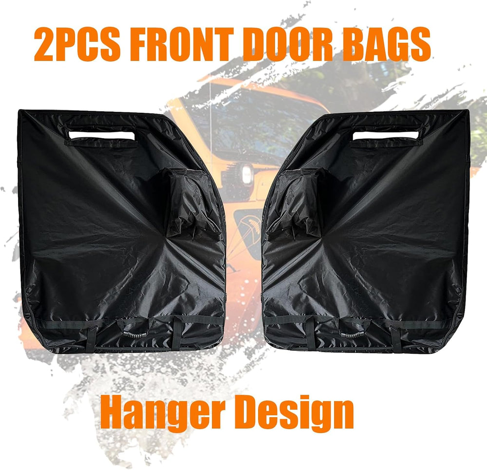 SUNPIE Hard Door Storage Bags for 1976-2024 Jeep Wrangler & Gladiator