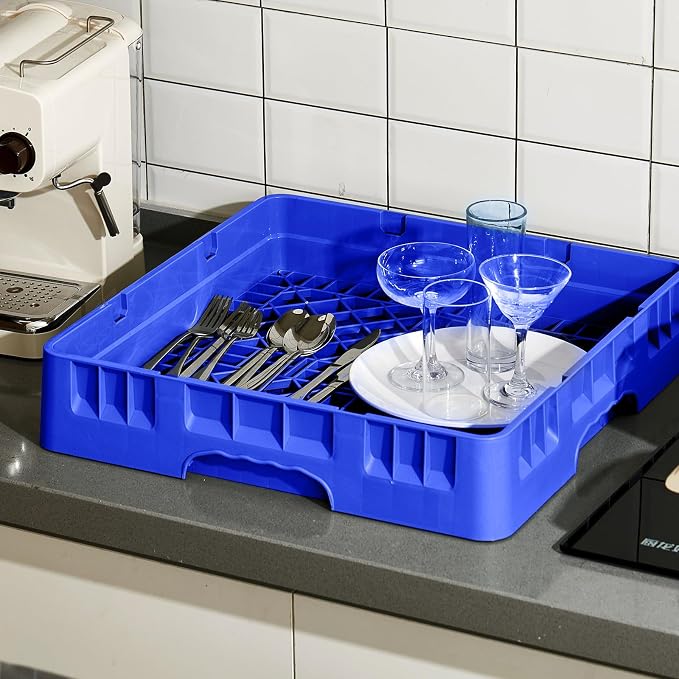 Commercial Dishwasher Tray Rack Polypropylene Full Size Flatware Rack