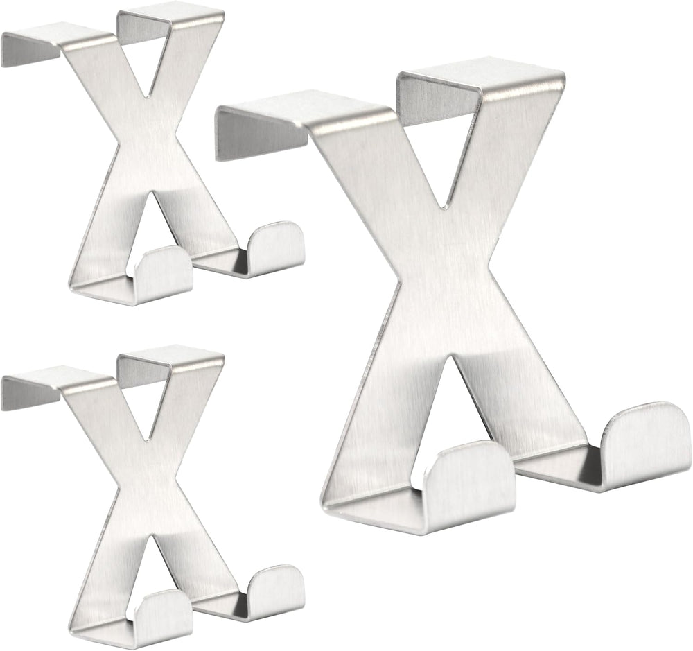 RICOO MH031Sx3 Stainless Steel Door Hooks for Hanging, Pack of 3, Robust Door...