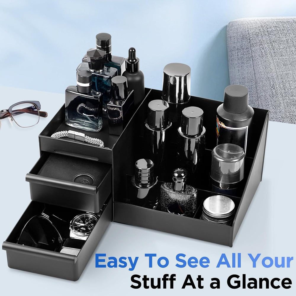 Cologne Organizer for Men, Perfume Organizer, Bathroom Organizer, Men Gifts