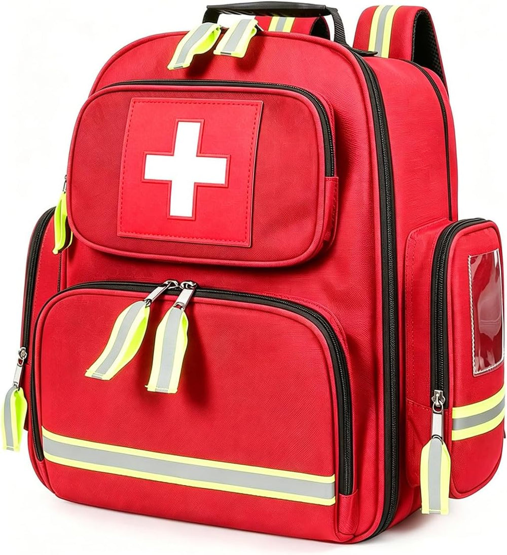 Gatycallaty First Aid Backpack - Multi Pocket Emergency Medical Bag for Campi...