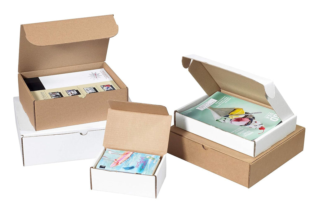 Boxes Fast BFMFL10105 Deluxe Literature Cardboard Mailers, 10 x 10 x 5 Inches...