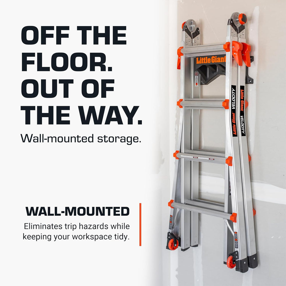 Little Giant Ladder Rack Wall-Mount Ladder Storage Accessory, 15097