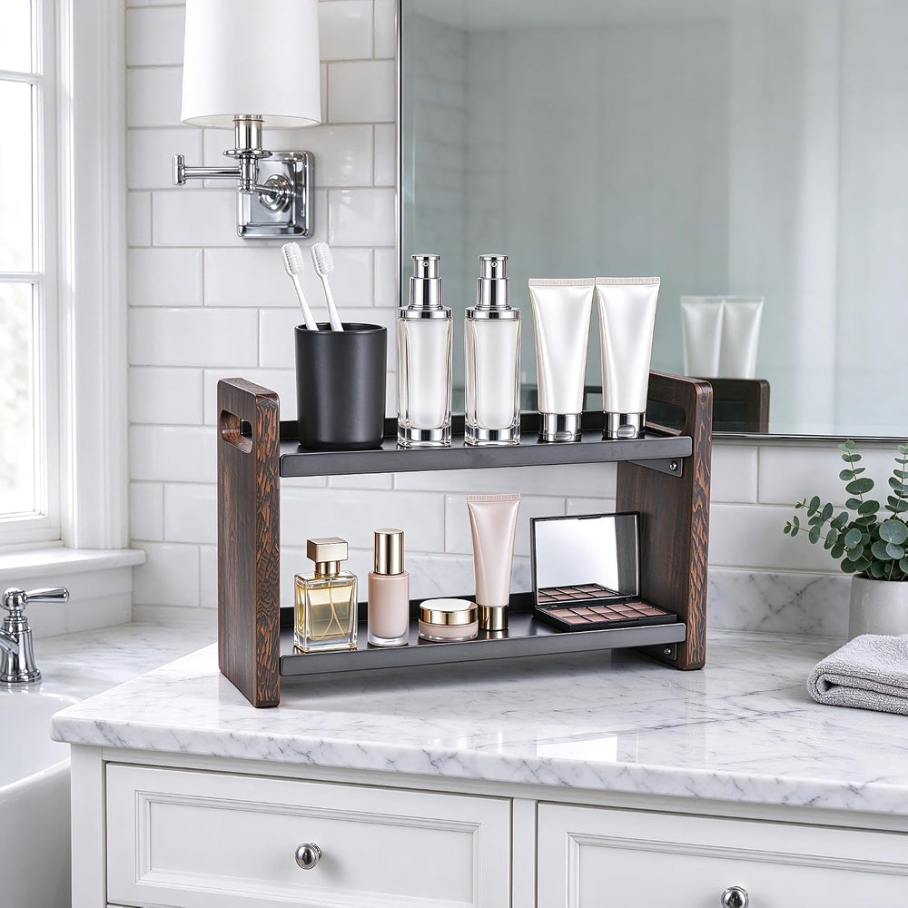 2-Tier Bathroom Counter Organizer, Bathroom Organizer, Cologne Stand